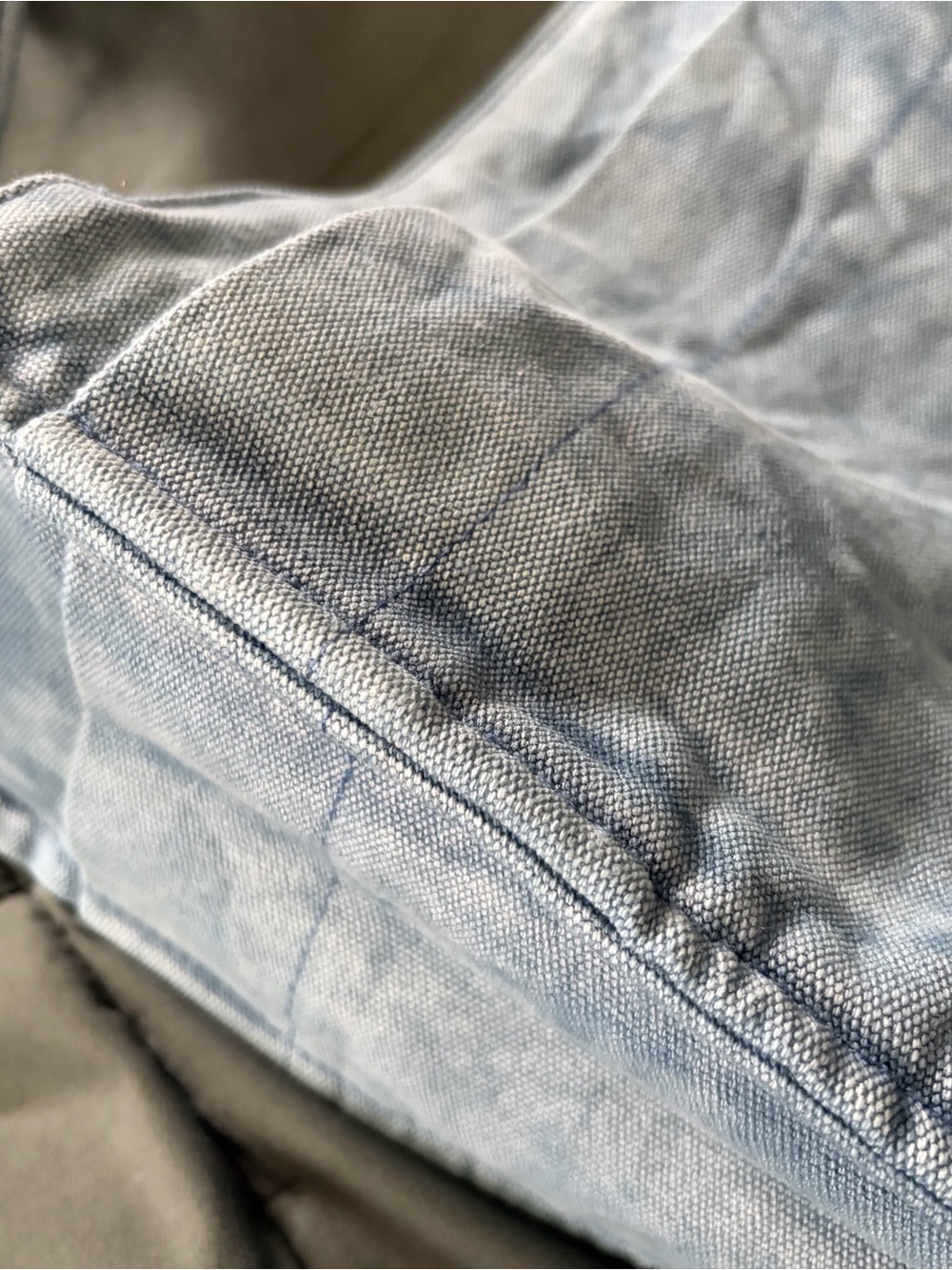 Free People Light Wash Denim Bag - Picture 6 of 10